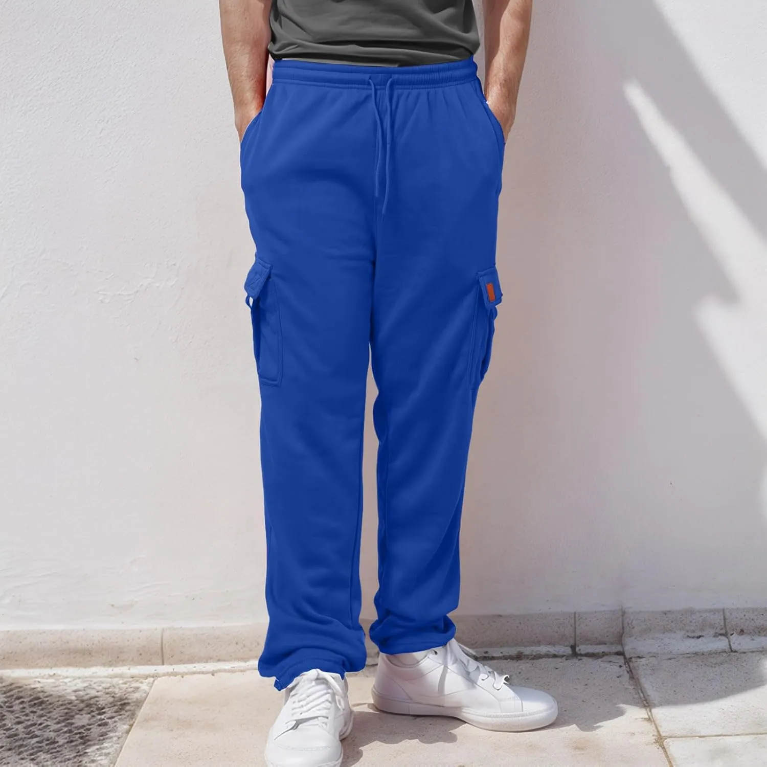 Men's Fashion Casual Cargo Pants Athletic Pants Joggers Outdoor Hiking Work Pants with Multi Pockets Sweatpants