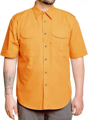 Mens Fishing Shirt Short Sleeve Button Down Quick Dry Outdoor Hiking Shirt Lightweight Breathable