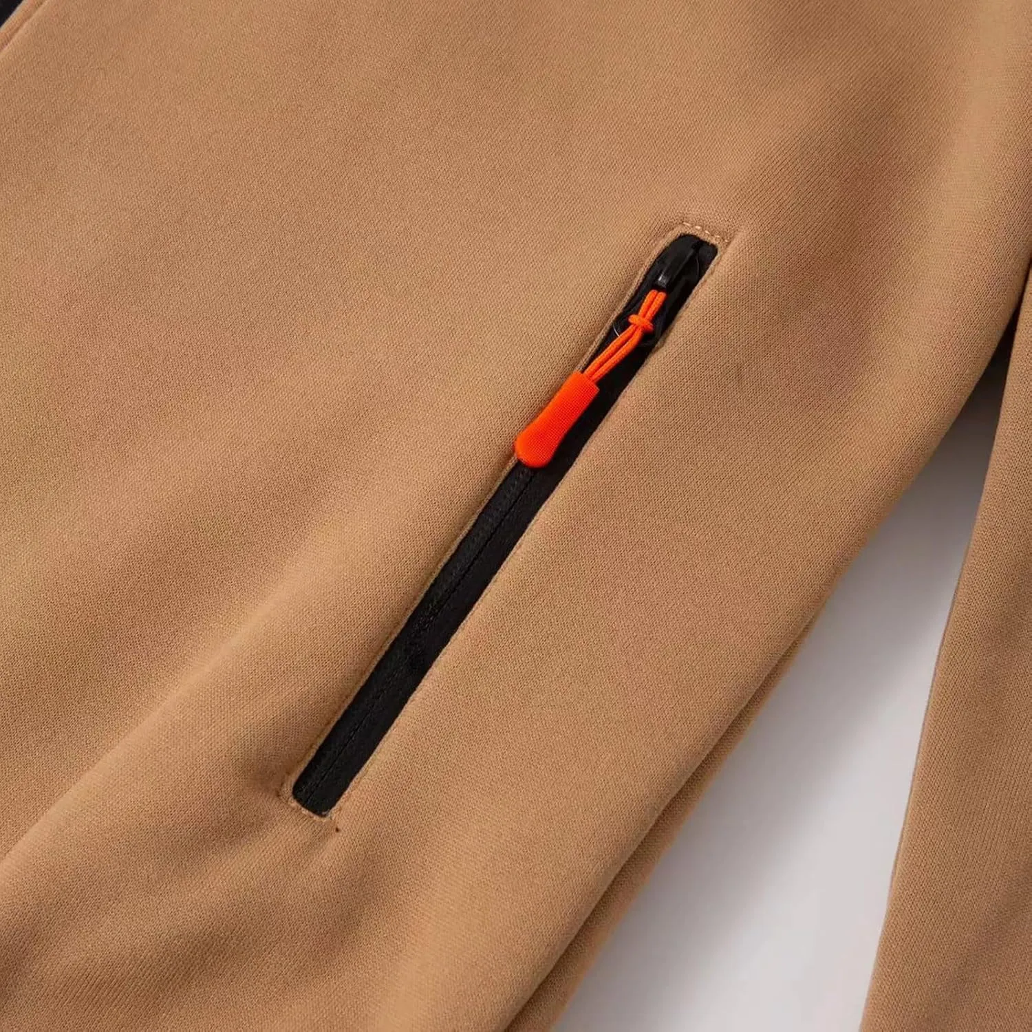 Men's Heavyweight Full Zip Fleece Hoodie Casual Cotton Hooded Fleece Drawstring Hoodies Pullover Sweatshirts