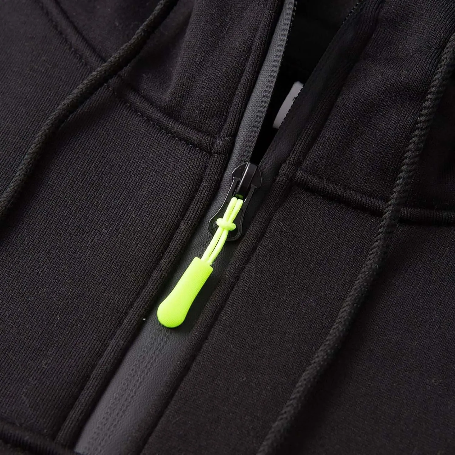 Men's Heavyweight Full Zip Fleece Hoodie Casual Cotton Hooded Fleece Drawstring Hoodies Pullover Sweatshirts