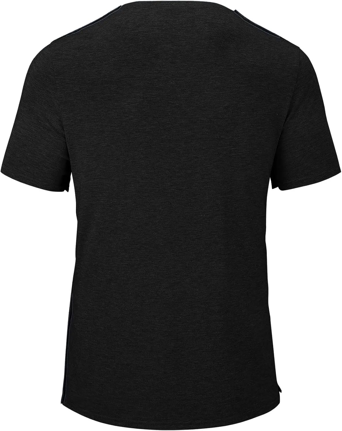 Men's Post Shoulder Surgery Recovery Shirts Tear Away Short Sleeve Full Open Side Snap Dialysis Chemo Clothing