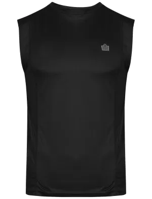 Mens Shawn Sportswear Vest Top in Black - Admiral
