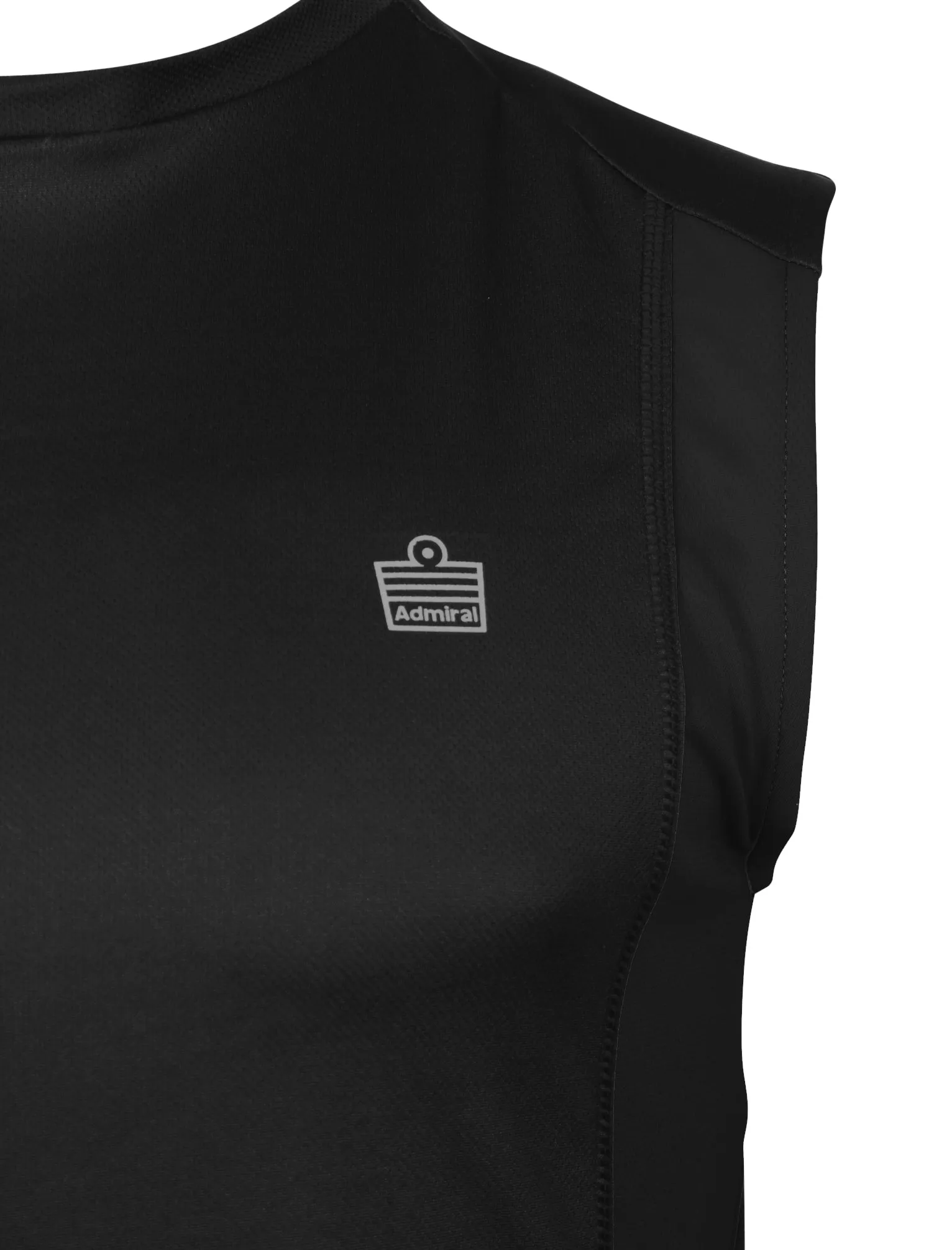 Mens Shawn Sportswear Vest Top in Black - Admiral