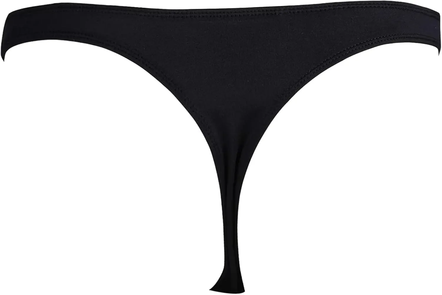 Mens String Bikini Briefs Underwear Slutty Breathable T-Back Briefs Man Exotic Solid Color Lingerie