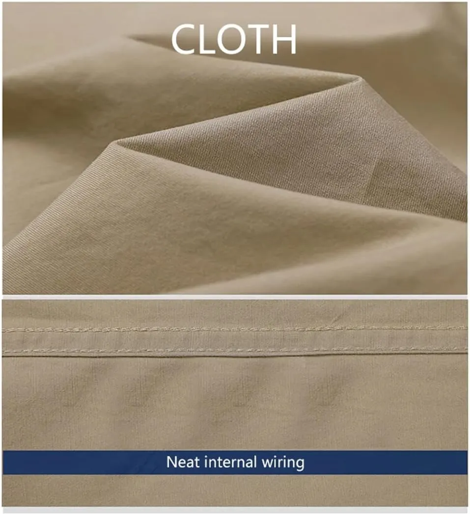 Men's Summer Mesh Breathable Long Sleeve Multi-Pocket Work Shirt Quick Dry Hiking Fishing Shirt
