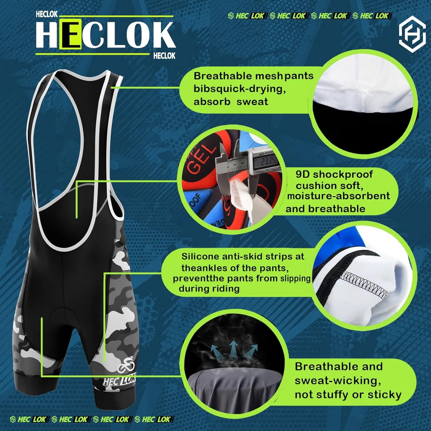 Men's Summer Short Breathable Bike Shirt Quick-Dry Bib Short Kits GEL Paddad2024 Newest Cycling Jersey Set