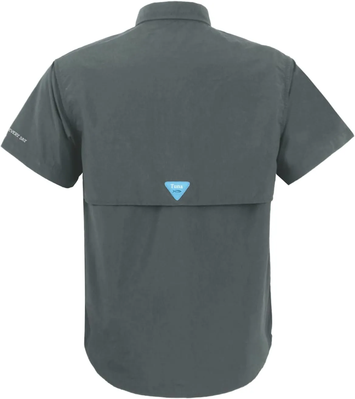 Men's UV UPF 50  Sun Protection Soild Waterproof Breathable Fast Dry SPF Hiking Fishing Short Sleeve Shirt
