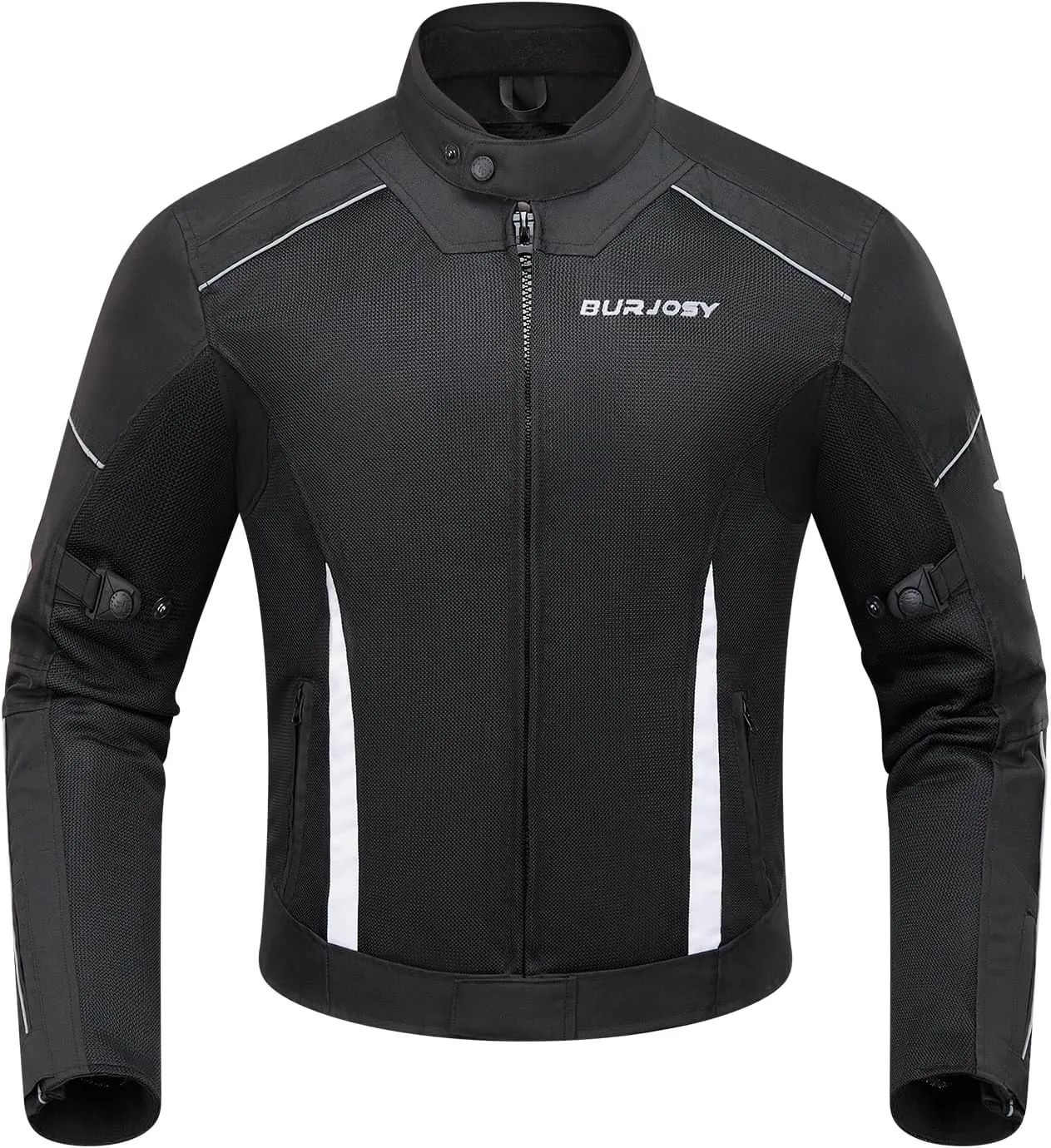 Mesh Motorcycle Jacket for Men, Summer Motorbike Biker Jacket, Reflective Lightweight Breathable Riding Jacket