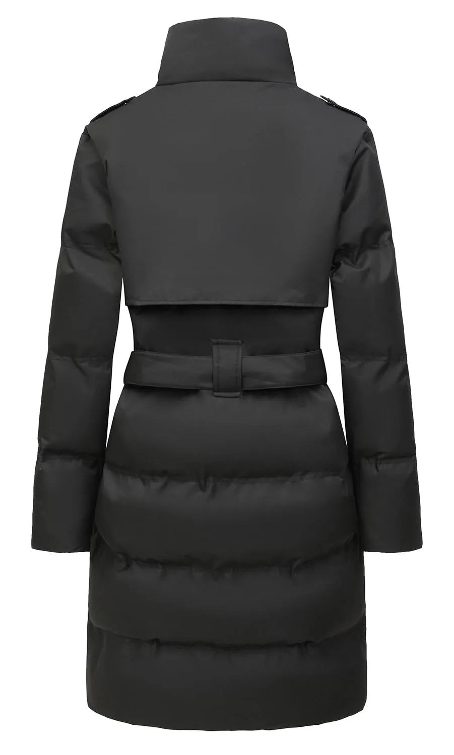 MOERDENG Women's Waterproof Long Winter Puffer Jacket