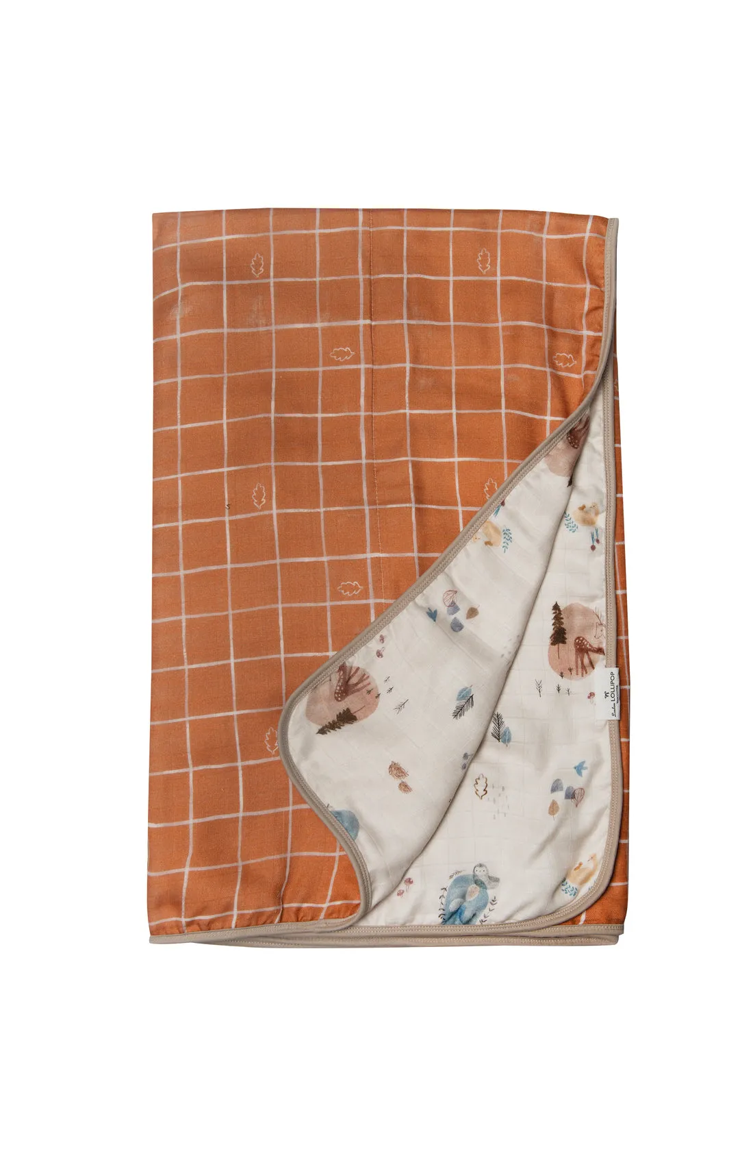 Muslin Quilt Blanket - Cozy Forest
