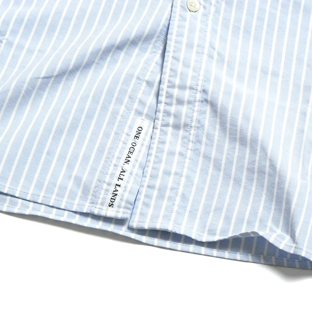 nanamica - Button Down Stripe Wind Shirt -  S25SG090