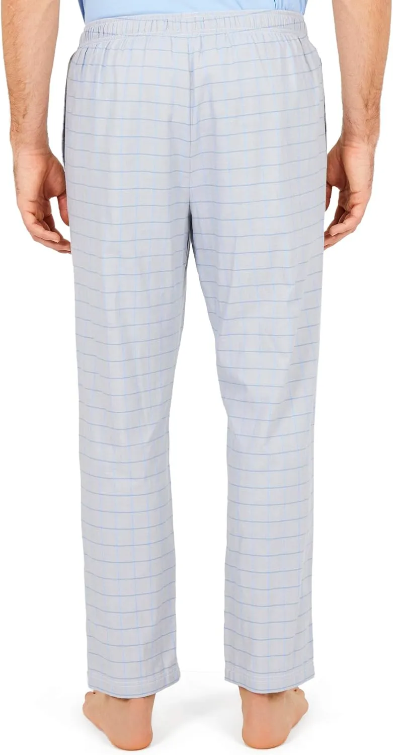Nautica Men's Soft Woven 100% Cotton Elastic Waistband Sleep Pajama Pant