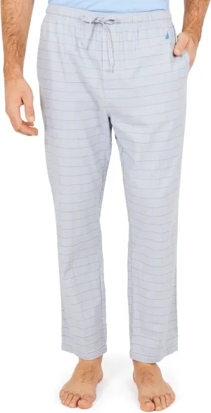 Nautica Men's Soft Woven 100% Cotton Elastic Waistband Sleep Pajama Pant