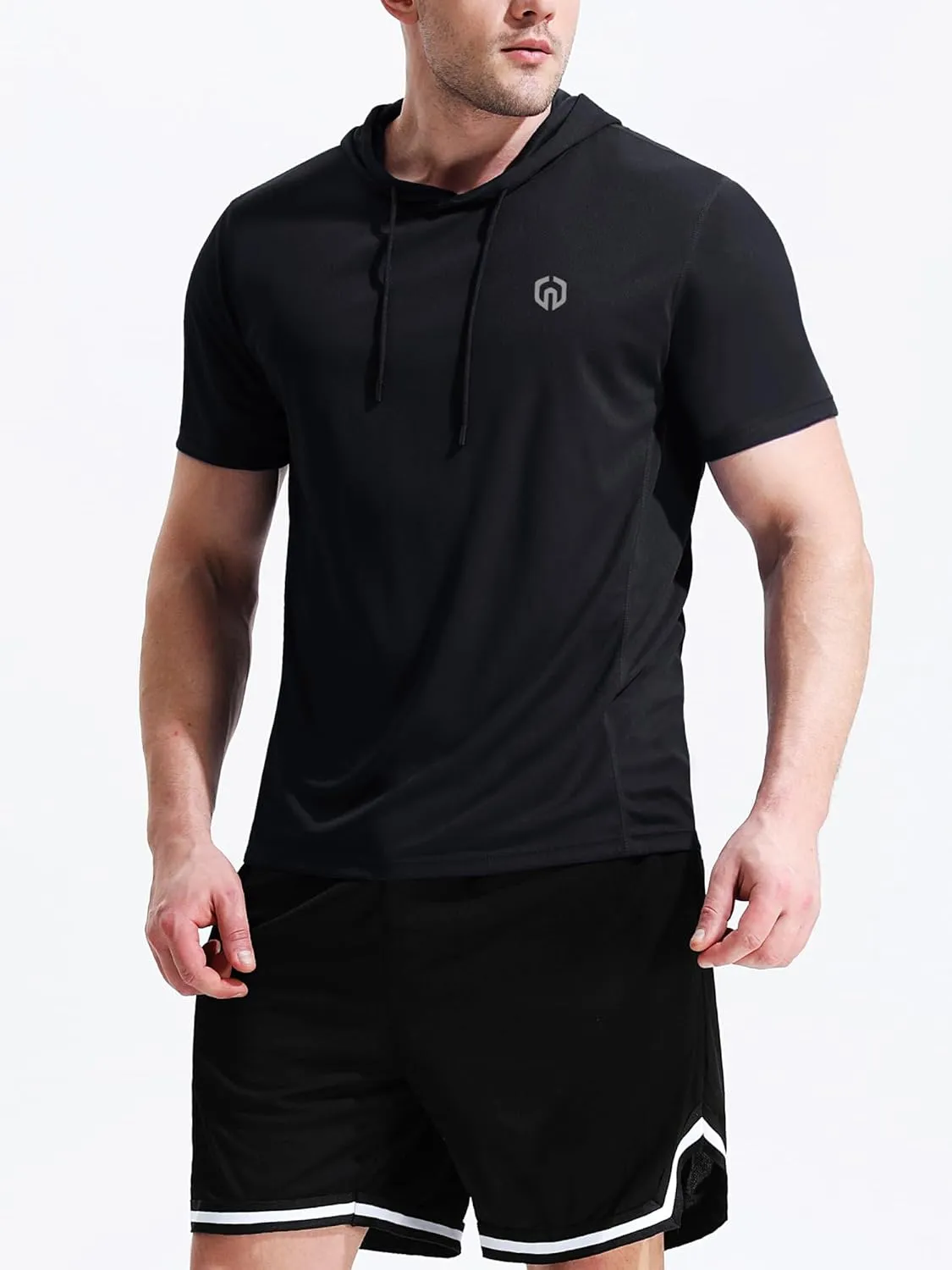NELEUS Dry Fit Workout Athletic Muscle Tank Top Running Shirts with Hoods
