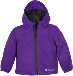 OAKI Rain Wind Shell Jacket for Kids/Toddlers, Waterproof, Breathable, Lightweight with Hood