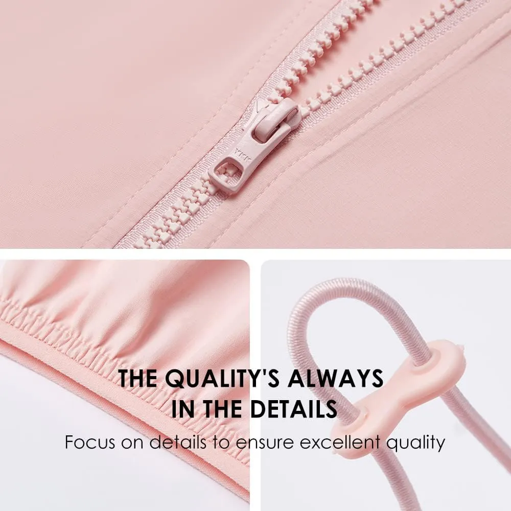 OHRAIN Sun Protection Hoodie UPF50  Anti-UV Jacket Breathable Outdoor Coat Quick Dry Long Sleeve Shirt for Fishing Hiking