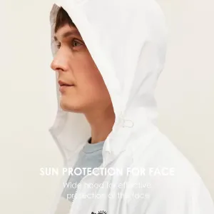 OHRAIN Sun Protection Hoodie UPF50  Anti-UV Jacket Breathable Outdoor Coat Quick Dry Long Sleeve Shirt for Fishing Hiking