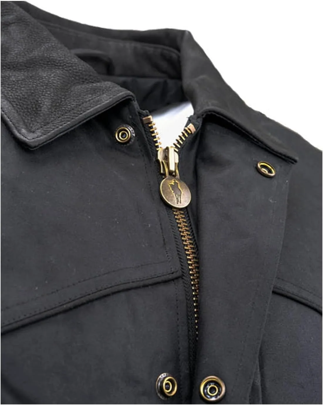 Outback Trading Company Men's 2707 Pathfinder Waterproof Breathable Fleece Lined Cotton Oilskin Western Jacket
