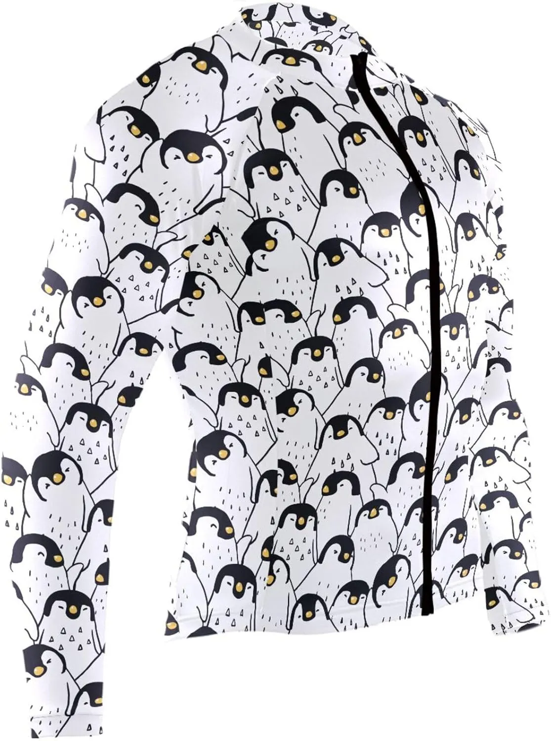 Penguin Men's Cycling Jersey Moisture Wicking and Breathable Quick Dry with 3 Rear Pockets