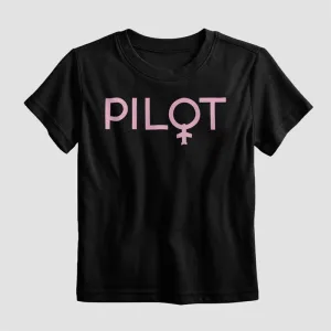 Pilot Woman - Kids T-Shirt
