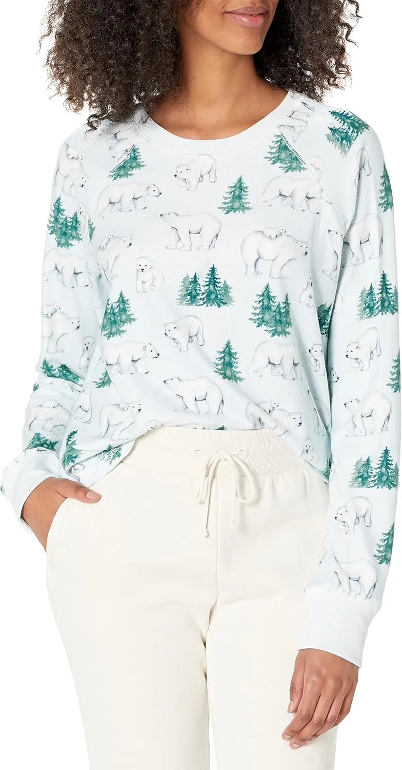 PJ Salvage Women's Loungewear Just Chill Long Sleeve Top
