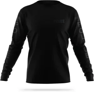 Police Performance Long Sleeve | USA Patriotic Shirt | Durable Breathable Moisture Wicking Law Enforcement Uniform