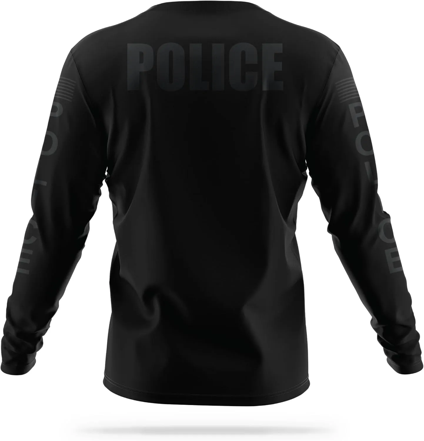 Police Performance Long Sleeve | USA Patriotic Shirt | Durable Breathable Moisture Wicking Law Enforcement Uniform
