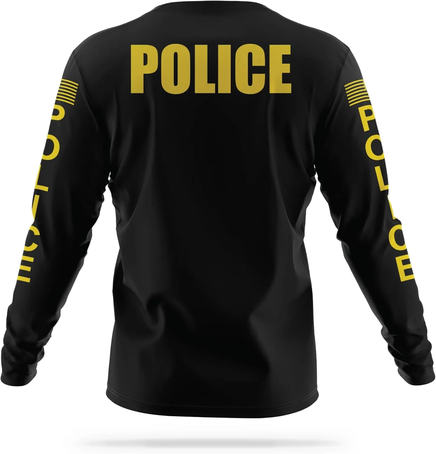 Police Performance Long Sleeve | USA Patriotic Shirt | Durable Breathable Moisture Wicking Law Enforcement Uniform