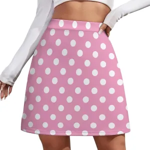 Polka Dots Short Skirt Athletic Skorts Womans Golf Skirts Tennis Skirts Breathable High Waist Workout Sport Skort