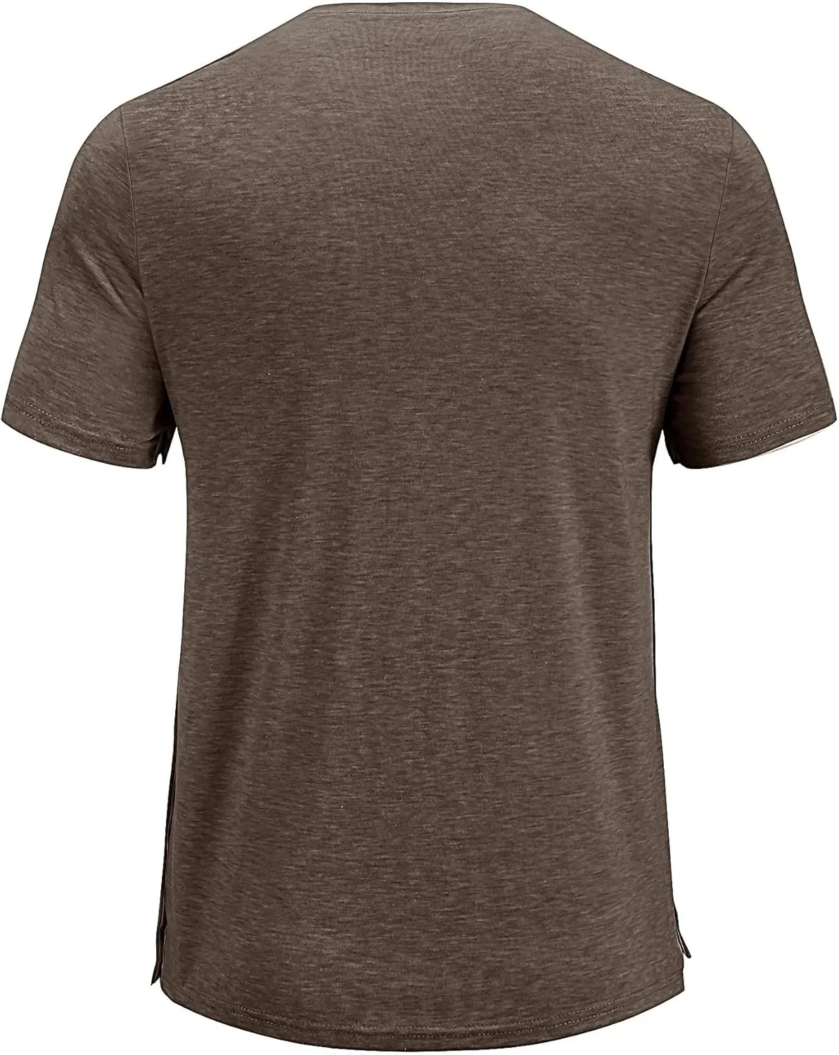 Poriff Men's Post Shoulder Surgery Recovery Shirts Full Tear Away Short Sleeve Snap Chemo Port Access Shirt