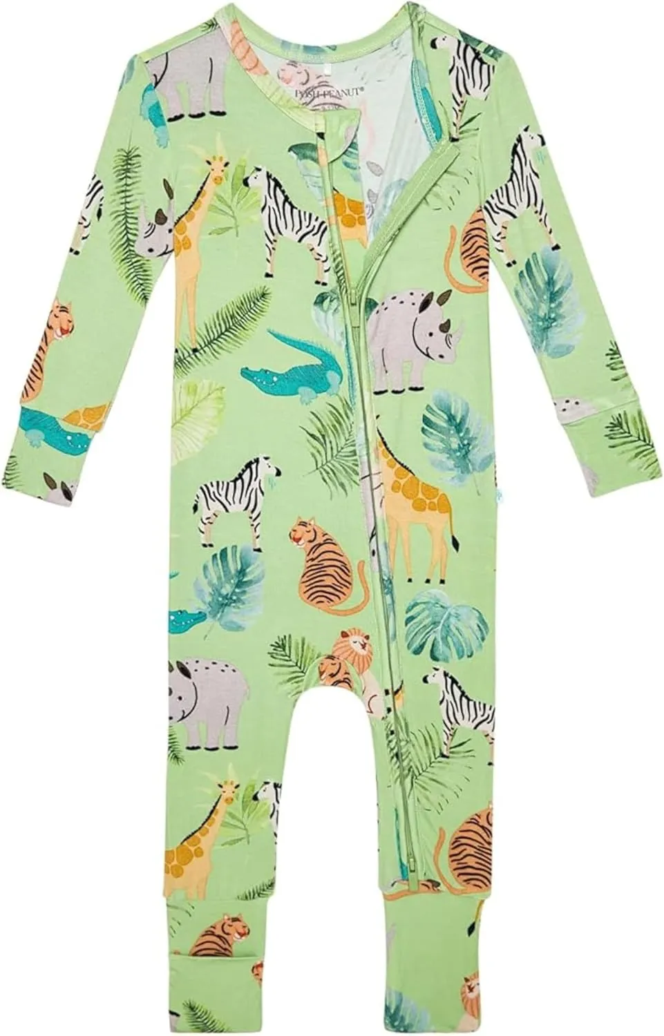 Posh Peanut Convertible Baby Sleepers - Boys Footless Baby Pajamas with 2 Way Zipper for Easy Diaper Changes