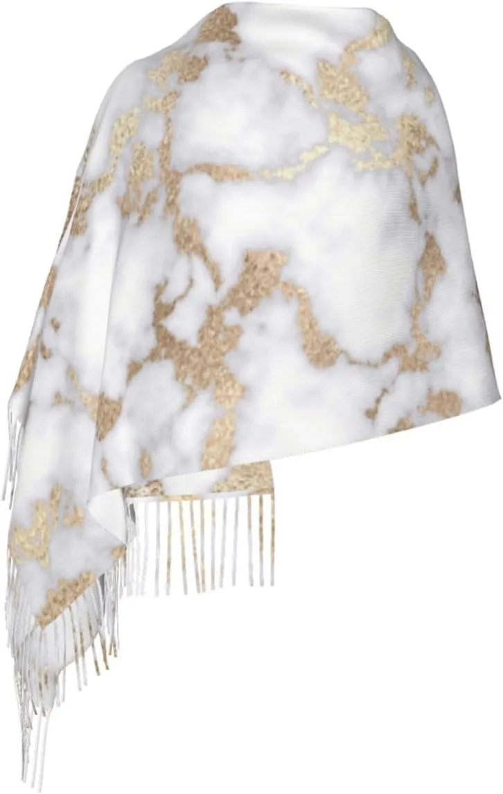 Potato Women's Scarf Pashmina Shawl Wrap for Evening Dress Wedding Bridal Winter Warm Large Scarves