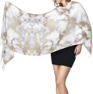 Potato Women's Scarf Pashmina Shawl Wrap for Evening Dress Wedding Bridal Winter Warm Large Scarves