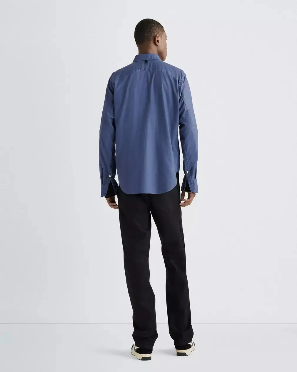 Rag & Bone Worn Indigo Fit 2 Engineered Oxford Shirt