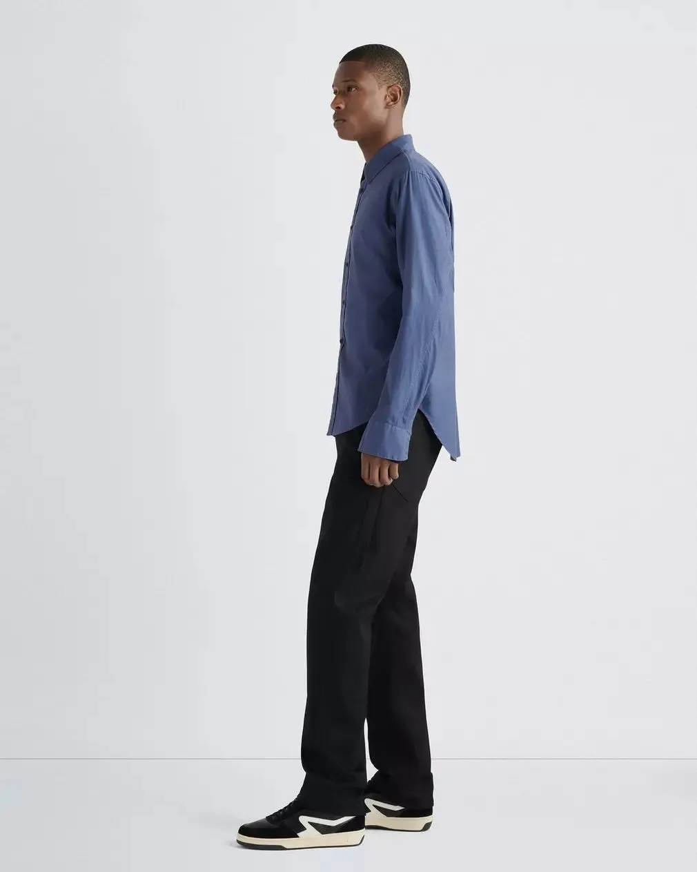 Rag & Bone Worn Indigo Fit 2 Engineered Oxford Shirt