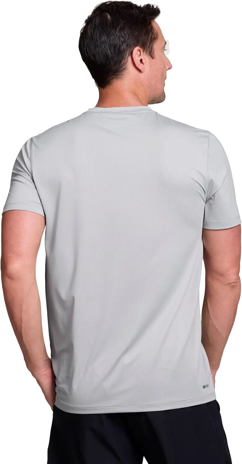RBX Men's Workout T-Shirt, Breathable Lightweight Stretch Jersey Moisture Wicking Quick Dry Running Training Top