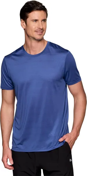 RBX Men's Workout T-Shirt, Breathable Lightweight Stretch Jersey Moisture Wicking Quick Dry Running Training Top