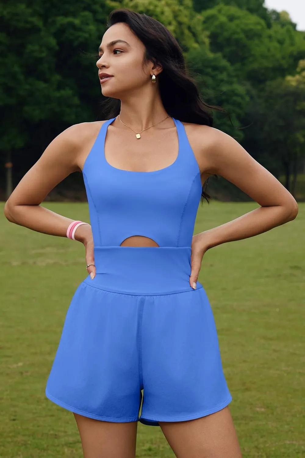 ReachMe Womens Running Onesie Workout Rompers Athletic Romper One Piece Outfits Exercise Jumpsuits Gym Yoga Clothes