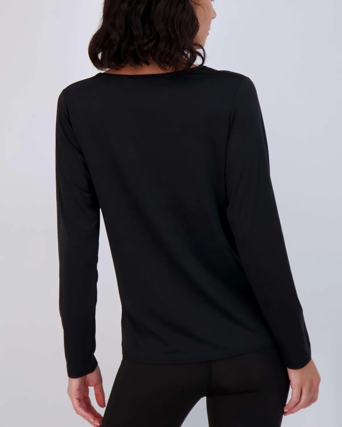 Real Essentials 4 Pack: Women's Dry-Fit Tech Stretch Long-Sleeve Athletic Workout T-Shirt (Available in Plus Size)