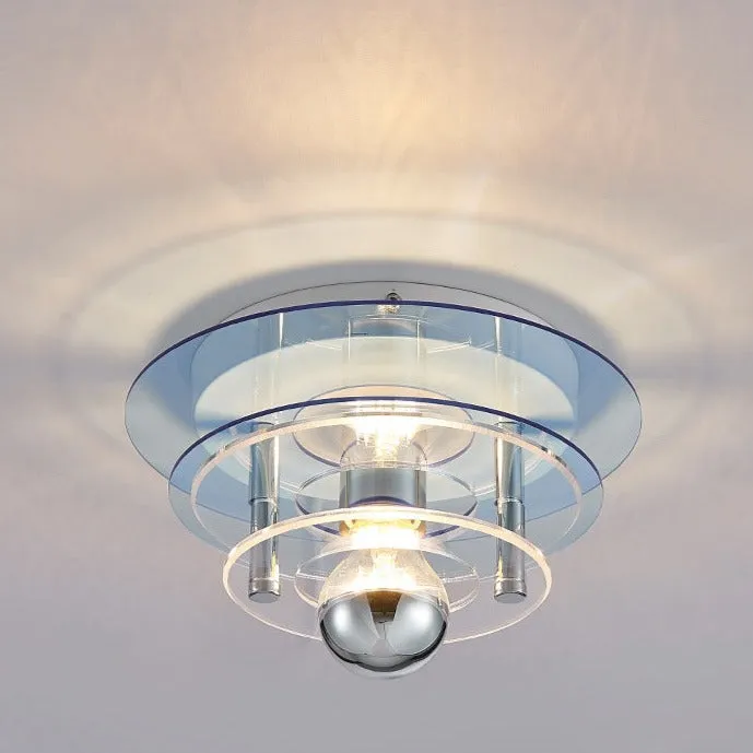 Retro Color Layers Acrylic LED Ceiling Lamp