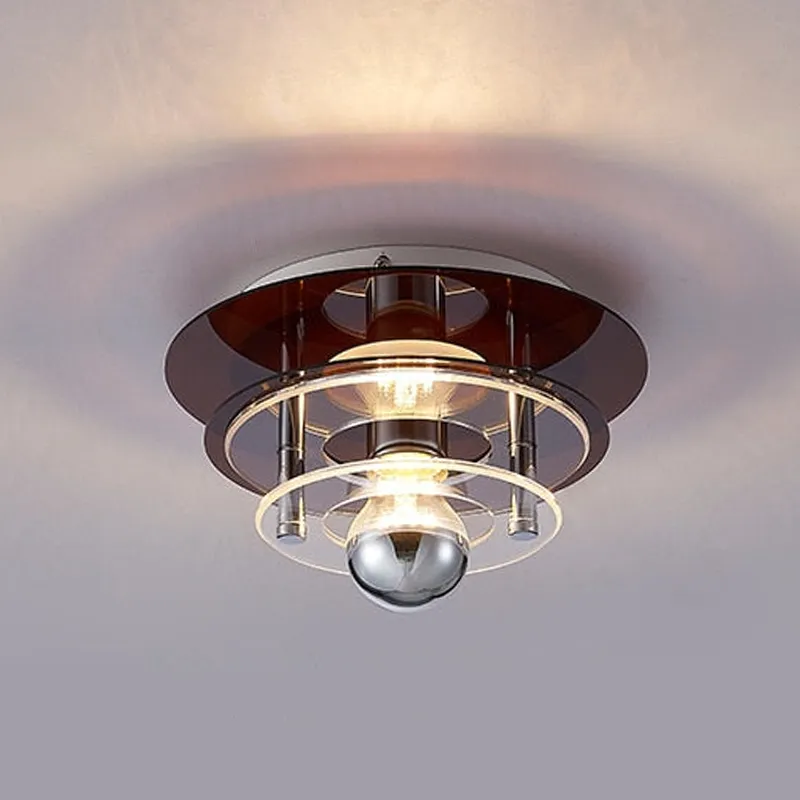 Retro Color Layers Acrylic LED Ceiling Lamp