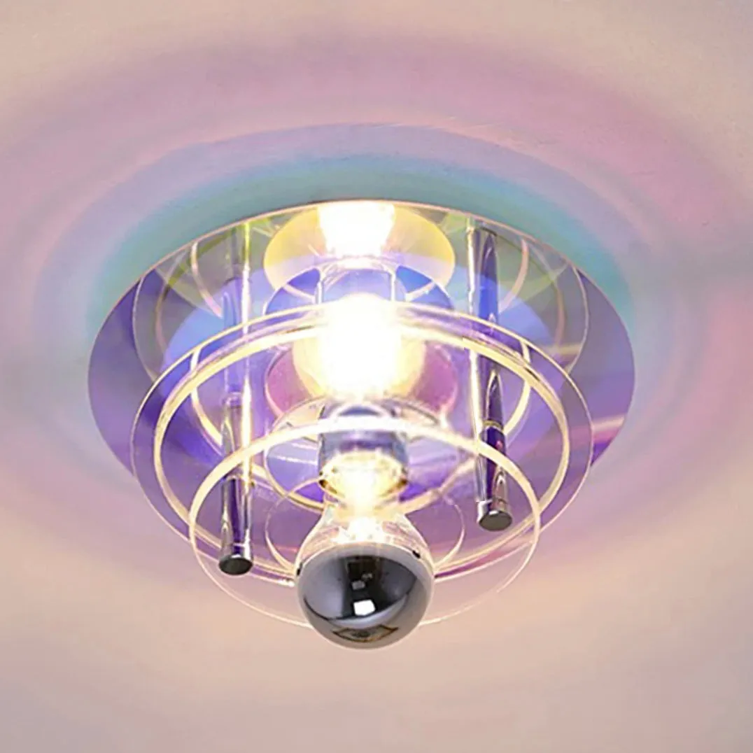 Retro Color Layers Acrylic LED Ceiling Lamp