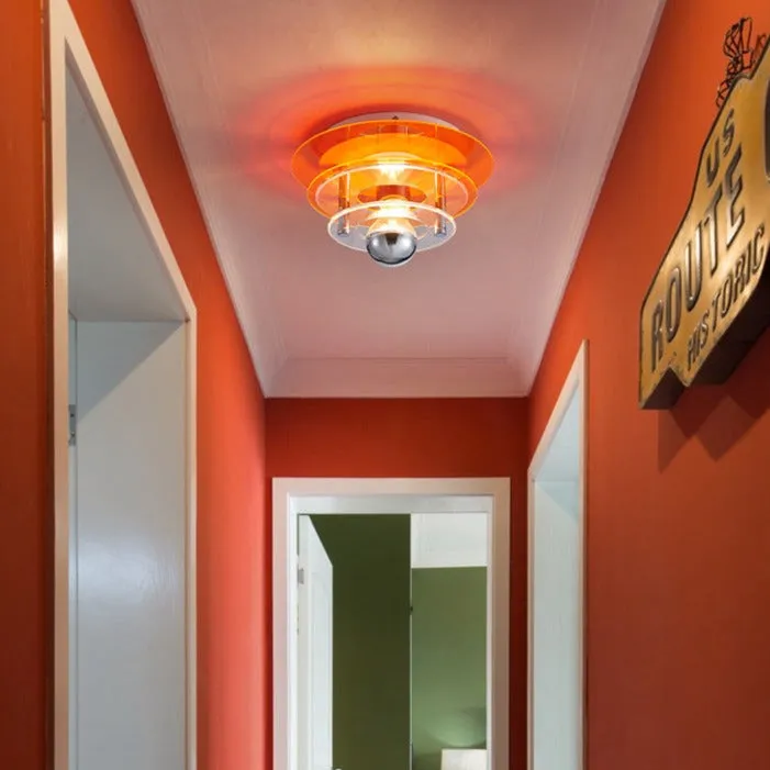 Retro Color Layers Acrylic LED Ceiling Lamp