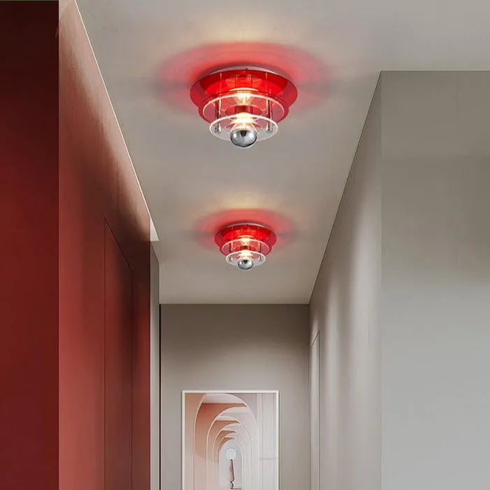 Retro Color Layers Acrylic LED Ceiling Lamp