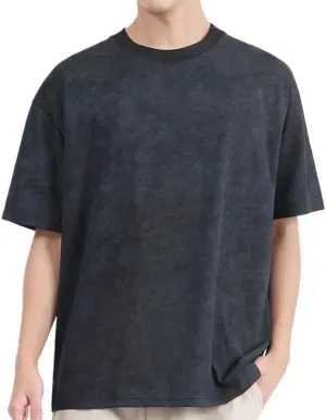 Retro Outdoor Sports Short Sleeves Fashion Cotton Round Neck Quick Dry T-Shirt Casual Breathable Loose Vest