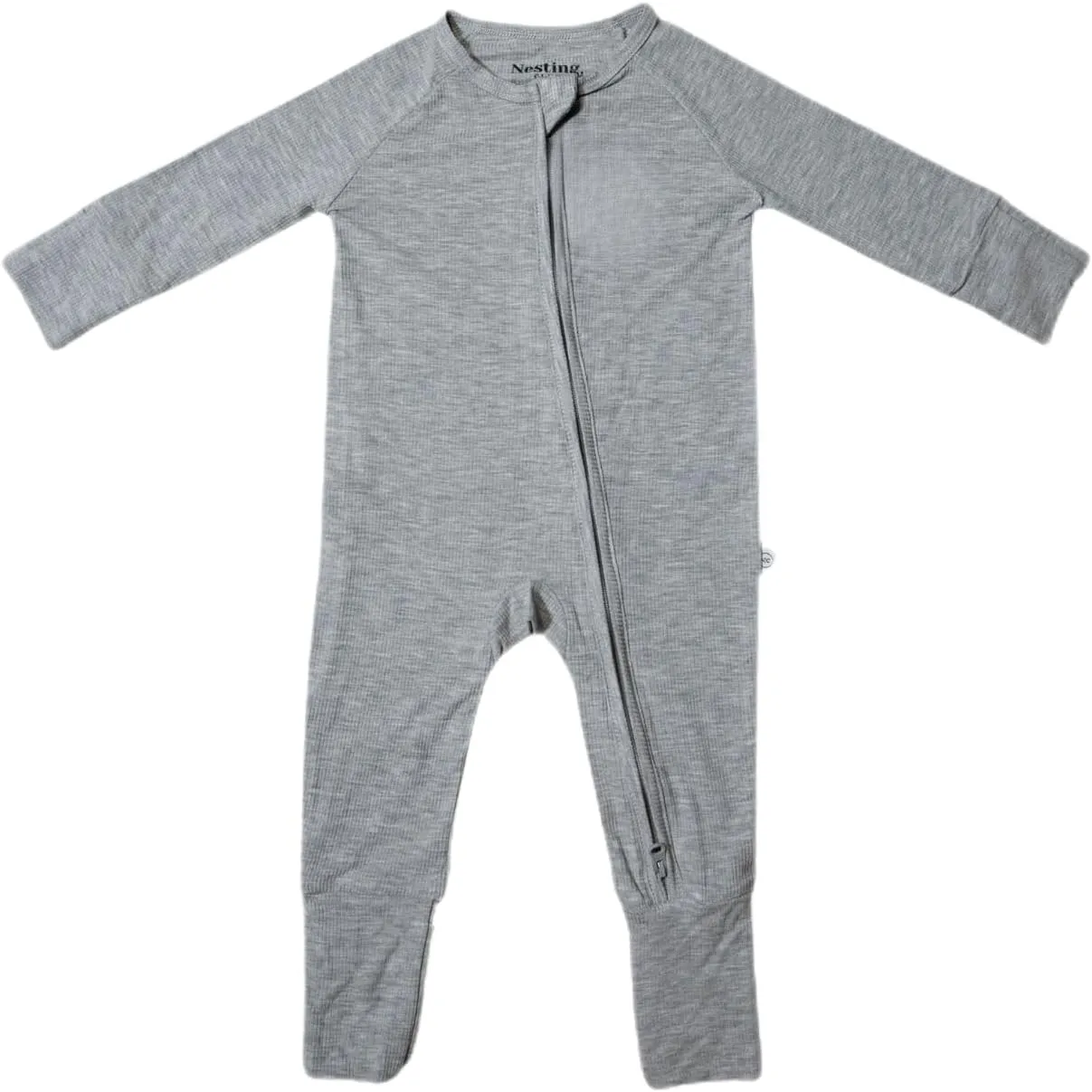 Ribbed Bamboo Baby Romper, Ribbed Bamboo Baby Pajamas & LoungewearNewborn- 12-Months Gender Neutral Essentials