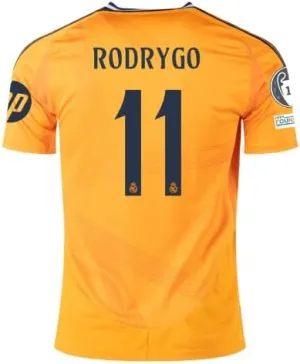 Rodrygo Away Soccer Jersey for Men - High Performance Sports Shirt, Breathable and Quick Dry Fabric