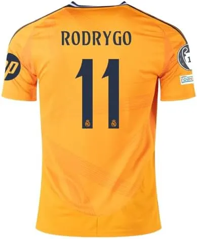 Rodrygo Away Soccer Jersey for Men - High Performance Sports Shirt, Breathable and Quick Dry Fabric
