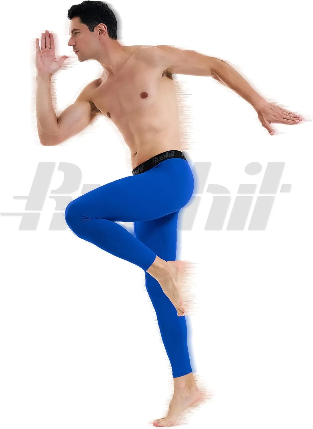 Runhit Mens Compression Pants Running Tights Workout Leggings Athletic Base Layer Pants for Sports Yoga Basketball