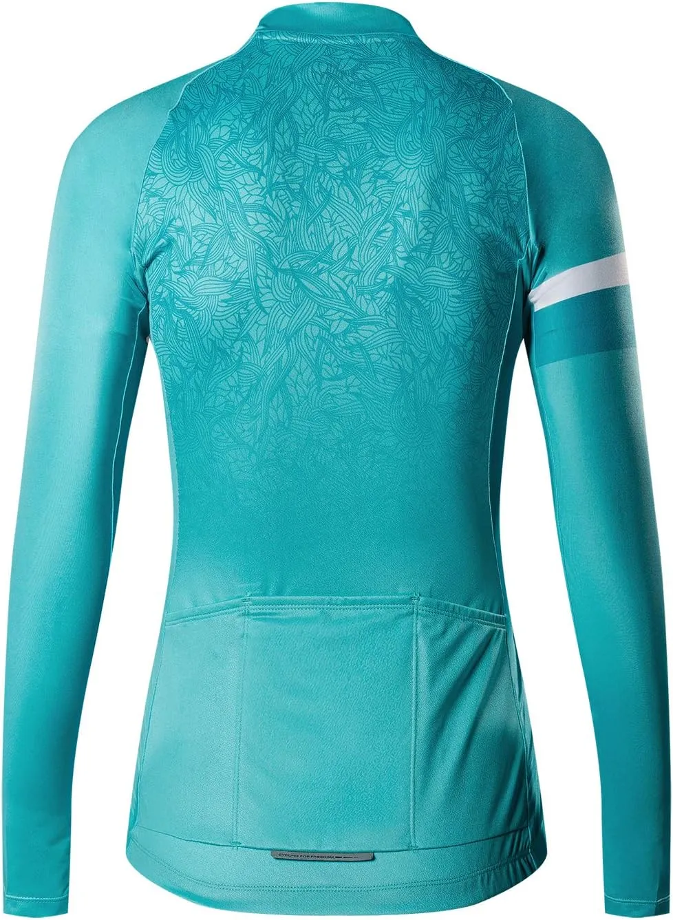 Santic Cycling Jersey Women's Long Sleeve Tops Bike Shirts Bicycle Jacket with Pockets